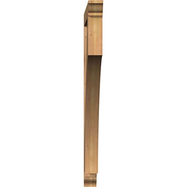 Westlake Traditional Smooth Bracket, Western Red Cedar, 3 1/2W X 48D X 48H